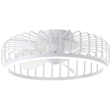 Brilliant - LED dimbare plafondlamp met ventilator CAPO LED/36W/230V 2700-6500K Ø 48 cm wit + afstandsbediening