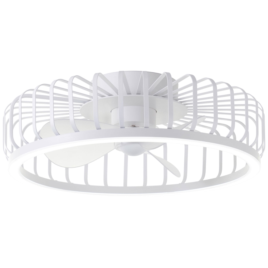 Brilliant - LED dimbare plafondlamp met ventilator CAPO LED/36W/230V 2700-6500K Ø 48 cm wit + afstandsbediening