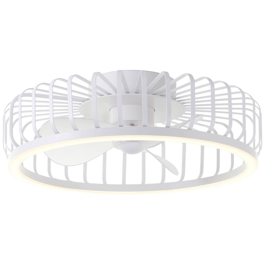 Brilliant - LED dimbare plafondlamp met ventilator CAPO LED/36W/230V 2700-6500K Ø 48 cm wit + afstandsbediening