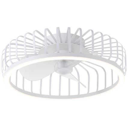 Brilliant - LED dimbare plafondlamp met ventilator CAPO LED/36W/230V 2700-6500K Ø 48 cm wit + afstandsbediening