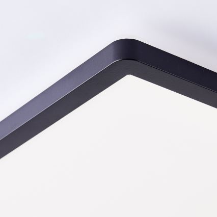 Brilliant - LED-plafondlamp MILTON LED/18W/230V 29,3 x 29,3 cm zwart