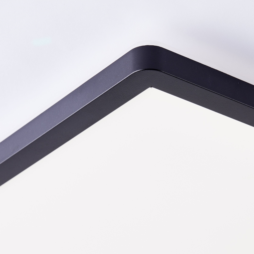 Brilliant - LED-plafondlamp MILTON LED/18W/230V 29,3 x 29,3 cm zwart
