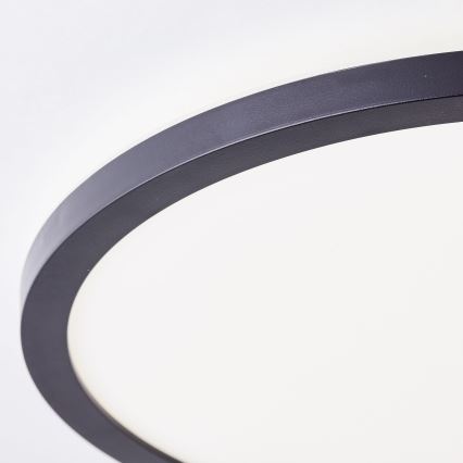Brilliant - LED plafondlamp MILTON LED/18W/230V diameter 29,3 cm zwart