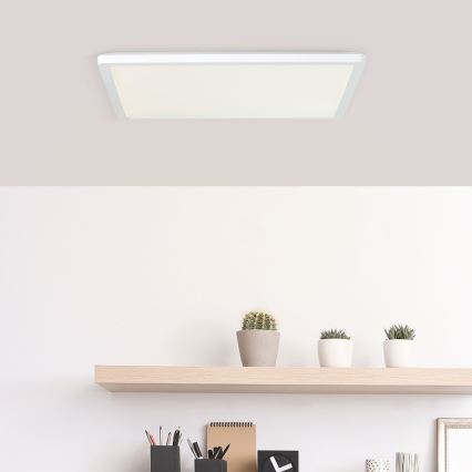 Brilliant - LED plafondlamp MILTON LED/24W/230V 42x42 cm wit
