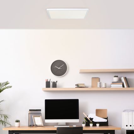 Brilliant - LED plafondlamp MILTON LED/24W/230V 42x42 cm wit