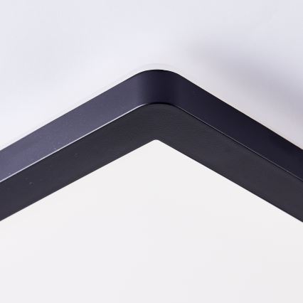 Brilliant - LED plafondlamp MILTON LED/24W/230V 42x42 cm zwart
