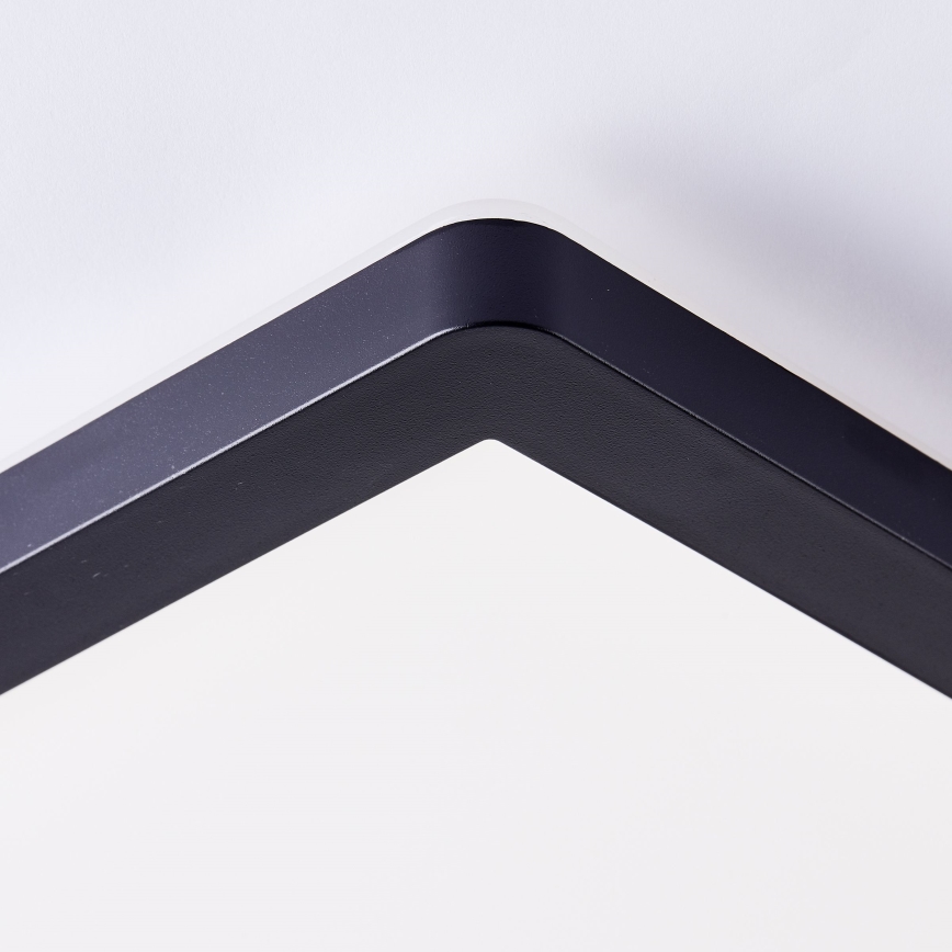 Brilliant - LED plafondlamp MILTON LED/24W/230V 42x42 cm zwart