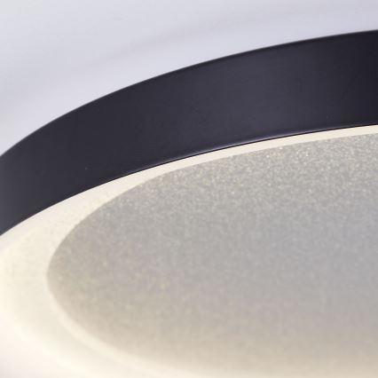 Brilliant - LED Plafondlamp QUITO LED/24W/230V 3000K diameter 33 cm zwart