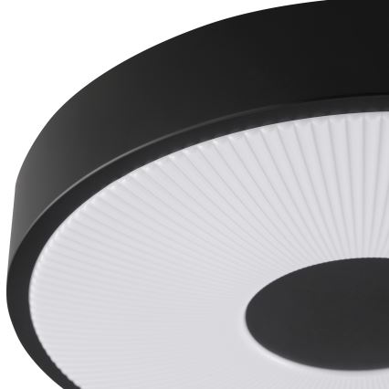 Brilliant - LED-plafondlamp RAKIN LED/18W/230V, Ø 33,5 cm, zwart