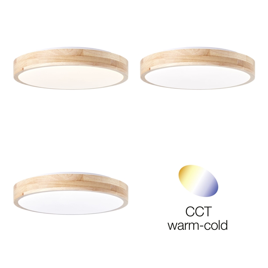 Brilliant - LED Plafondlamp SLIMLINE LED/14W/230V 3000/4000K rubber vijg - FSC gecertificeerd