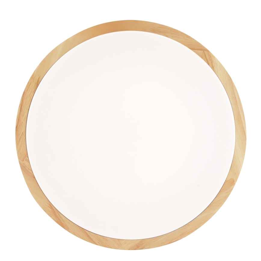 Brilliant - LED-plafondlamp voor badkamer MOREEN LED/18W/230V 2700/4000/6500K Ø 34 cm IP44 rubberhout