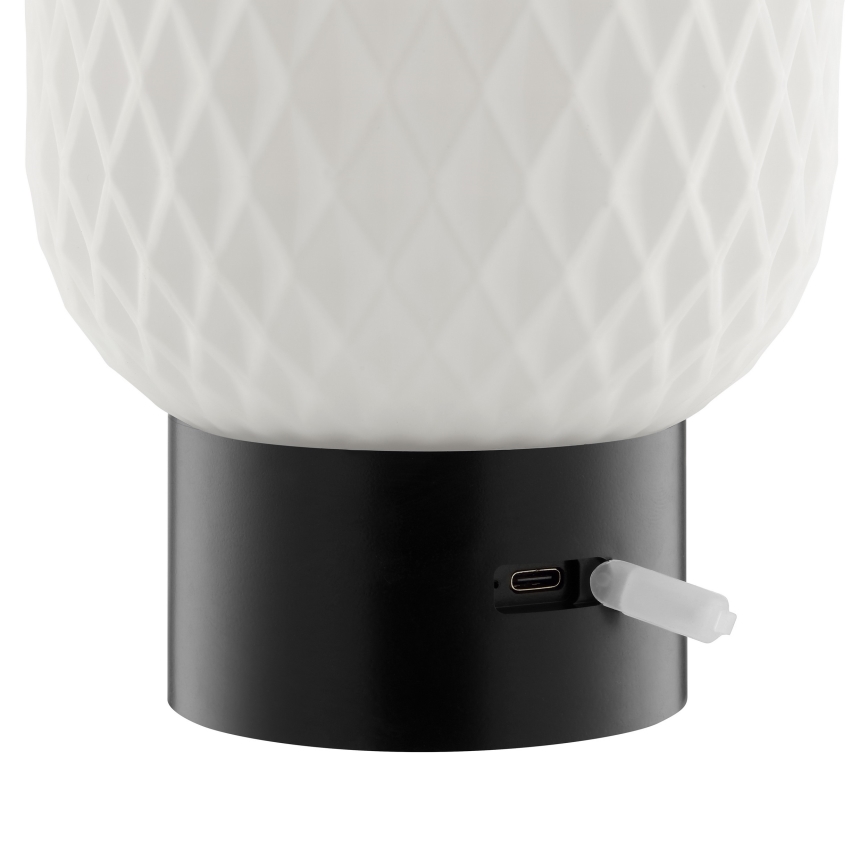 Brilliant - LED RGBW dimbare oplaadbare tafellamp voor buiten met aanraakbediening SARASTRO LED/3W/5V 2700K 1800 mAh IP44 wit