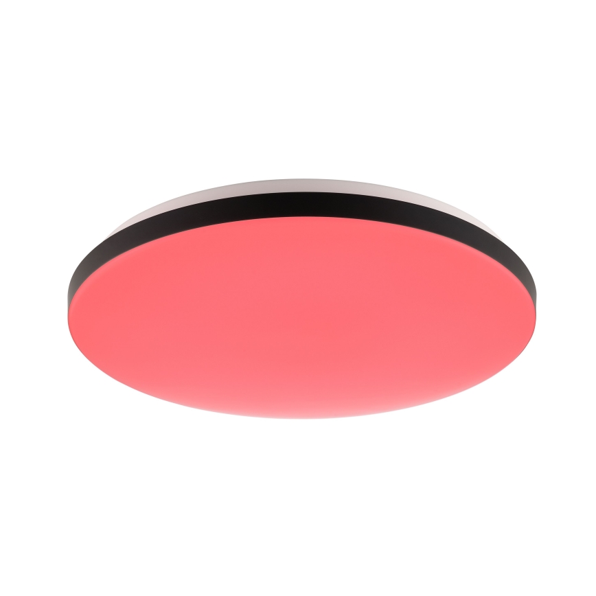Brilliant - LED RGBW Dimbare plafondlamp LIVIO LED/20W/230V 3000-6500K diameter 49 cm zwart + afstandsbediening