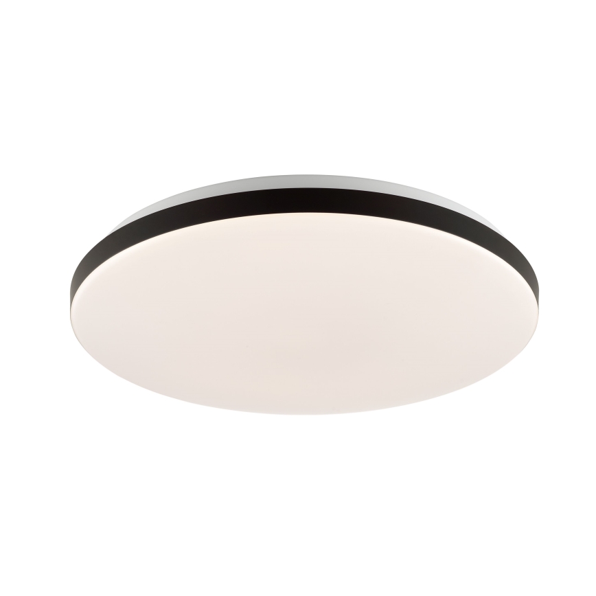 Brilliant - LED RGBW Dimbare plafondlamp LIVIO LED/20W/230V 3000-6500K diameter 49 cm zwart + afstandsbediening