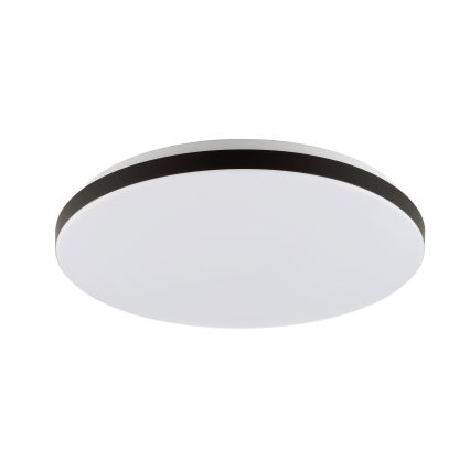 Brilliant - LED RGBW Dimbare plafondlamp LIVIO LED/20W/230V 3000-6500K diameter 49 cm zwart + afstandsbediening