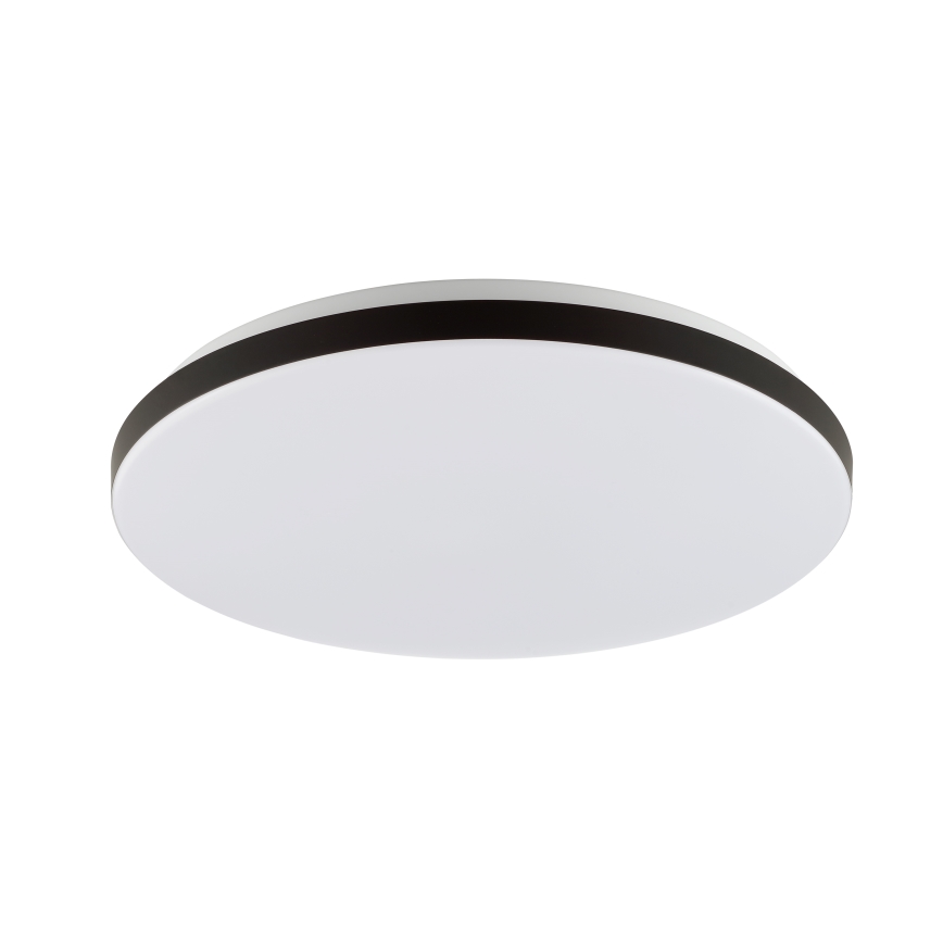 Brilliant - LED RGBW Dimbare plafondlamp LIVIO LED/20W/230V 3000-6500K diameter 49 cm zwart + afstandsbediening