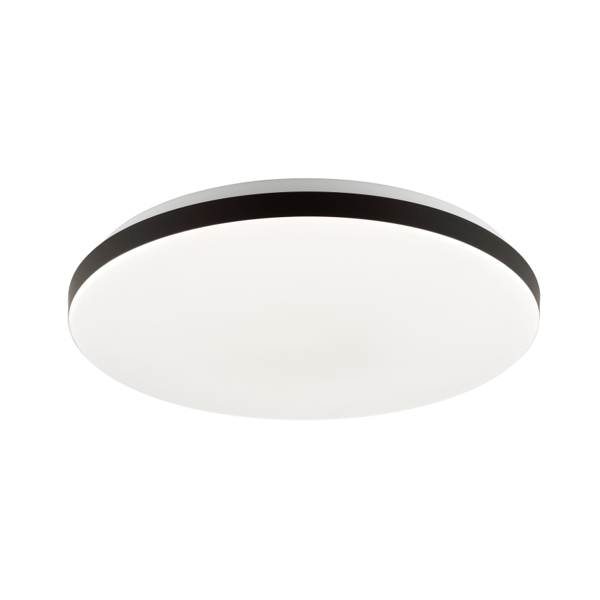Brilliant - LED RGBW Dimbare plafondlamp LIVIO LED/20W/230V 3000-6500K diameter 49 cm zwart + afstandsbediening