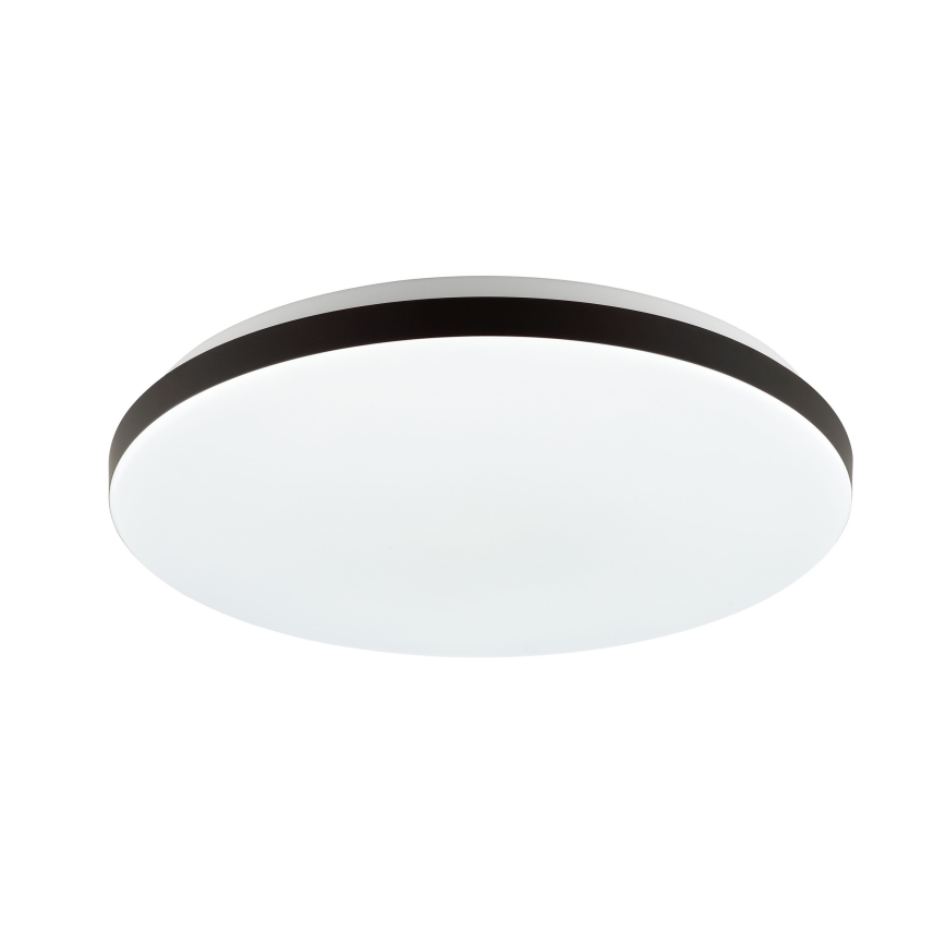 Brilliant - LED RGBW Dimbare plafondlamp LIVIO LED/20W/230V 3000-6500K diameter 49 cm zwart + afstandsbediening