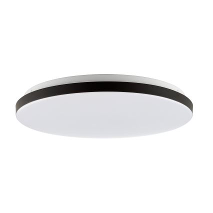 Brilliant - LED RGBW Dimbare plafondlamp LIVIO LED/20W/230V 3000-6500K diameter 49 cm zwart + afstandsbediening