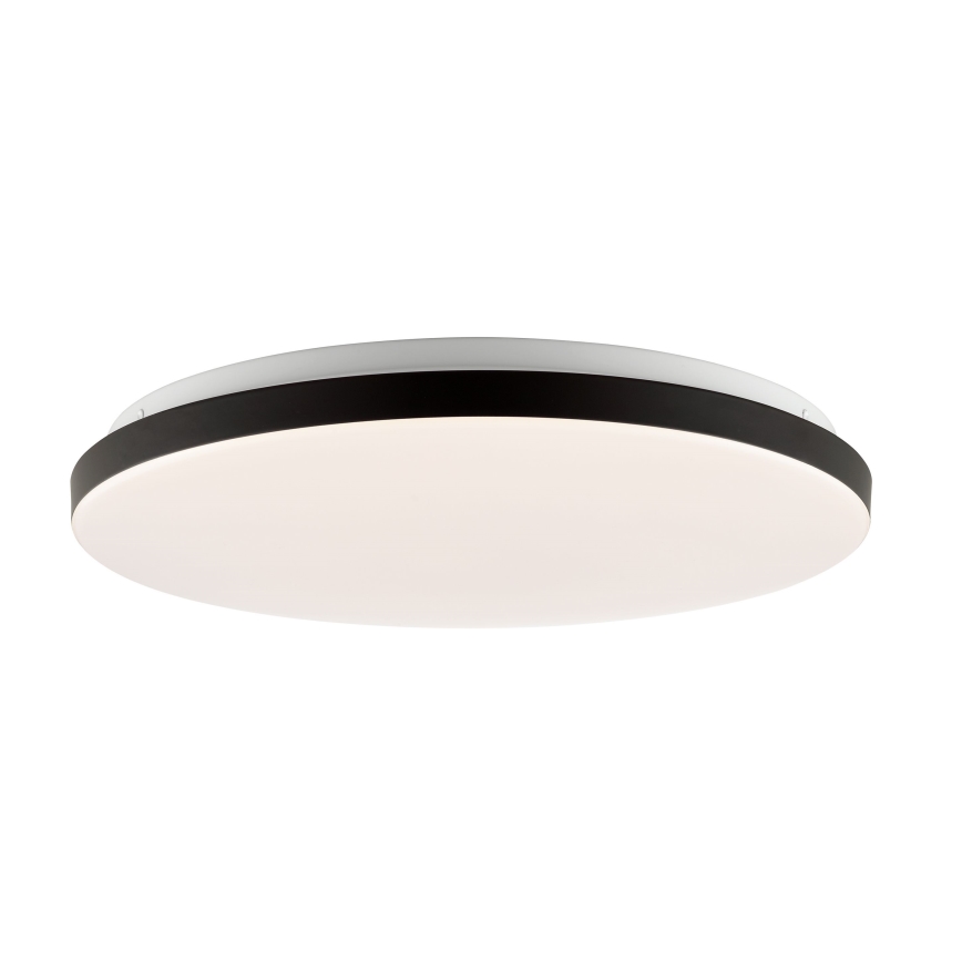 Brilliant - LED RGBW Dimbare plafondlamp LIVIO LED/20W/230V 3000-6500K diameter 49 cm zwart + afstandsbediening