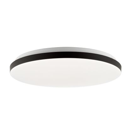Brilliant - LED RGBW Dimbare plafondlamp LIVIO LED/20W/230V 3000-6500K diameter 49 cm zwart + afstandsbediening