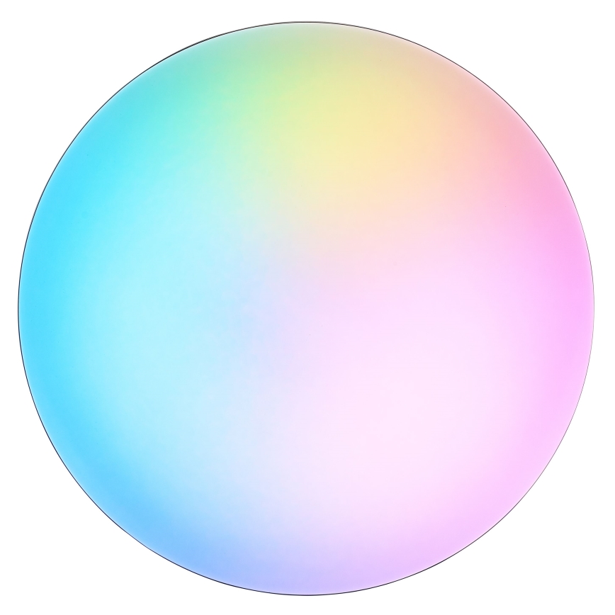 Brilliant - LED RGBW Dimbare plafondlamp LIVIO LED/20W/230V 3000-6500K diameter 49 cm zwart + afstandsbediening
