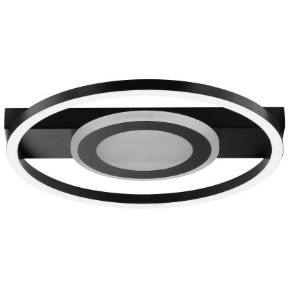 Brilliant - LED RGBW dimbare plafondlamp MAUREEN, 20W/230V, 3000-6500K, zwart + afstandsbediening