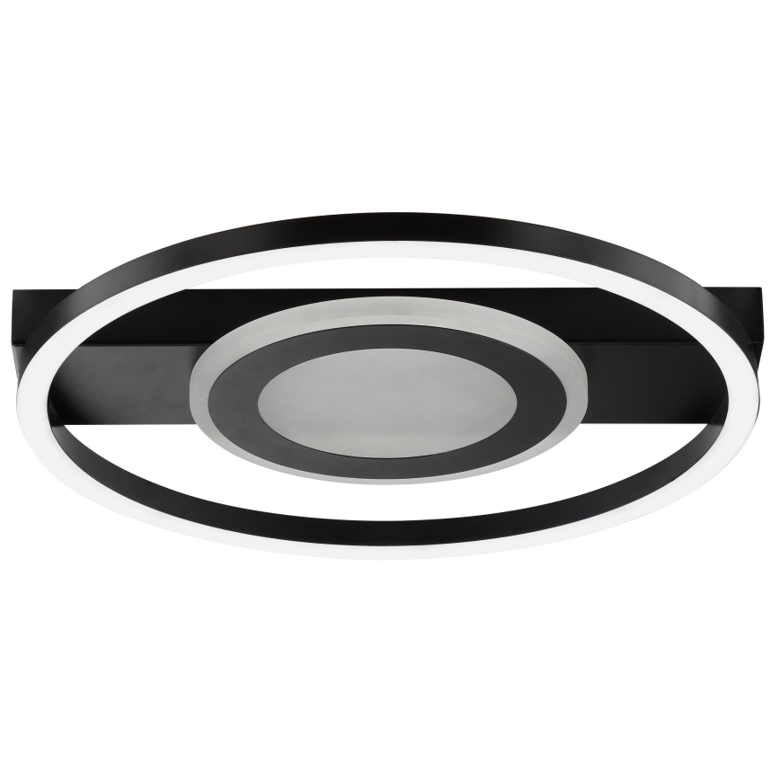 Brilliant - LED RGBW dimbare plafondlamp MAUREEN, 20W/230V, 3000-6500K, zwart + afstandsbediening