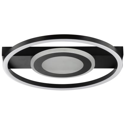 Brilliant - LED RGBW dimbare plafondlamp MAUREEN, 20W/230V, 3000-6500K, zwart + afstandsbediening