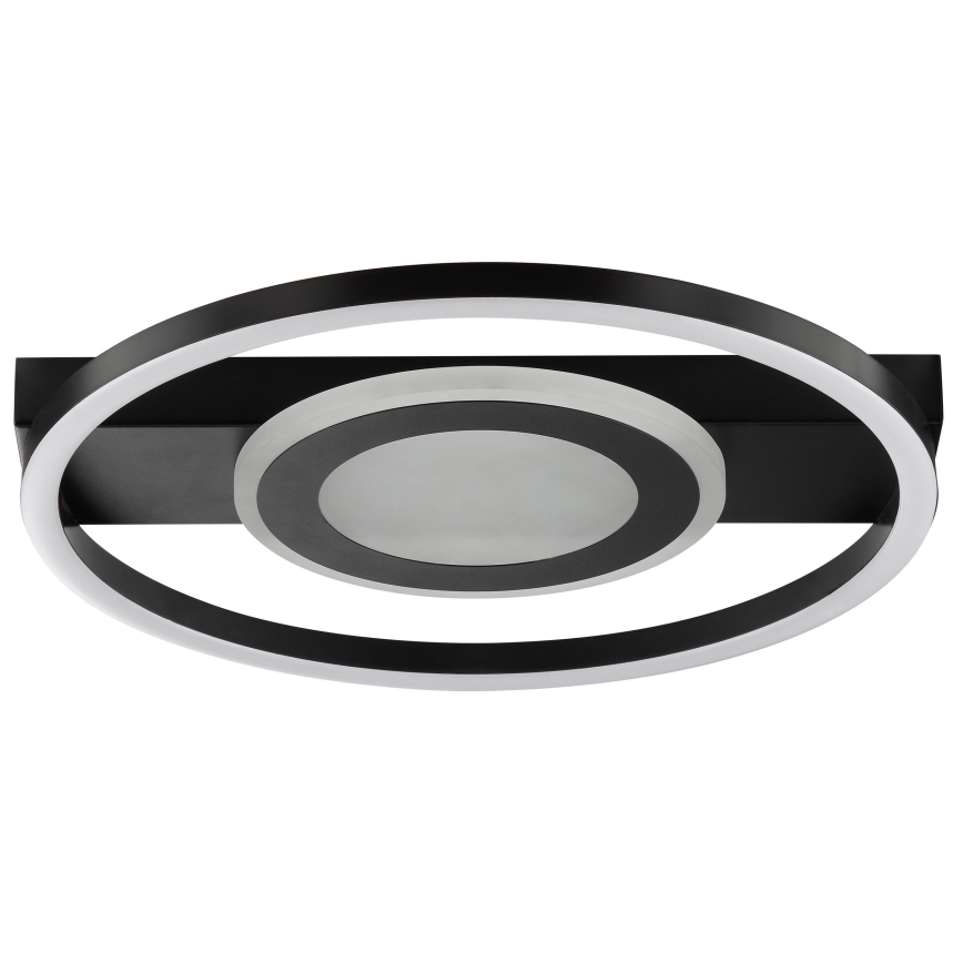 Brilliant - LED RGBW dimbare plafondlamp MAUREEN, 20W/230V, 3000-6500K, zwart + afstandsbediening