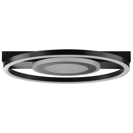 Brilliant - LED RGBW dimbare plafondlamp MAUREEN, 20W/230V, 3000-6500K, zwart + afstandsbediening
