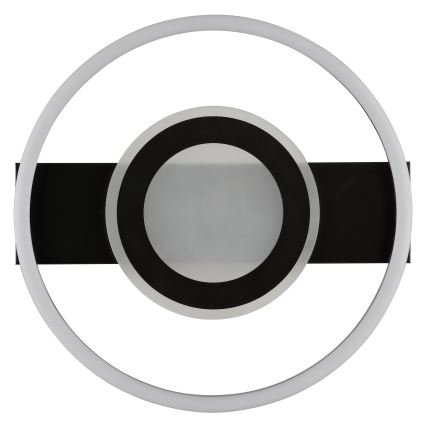 Brilliant - LED RGBW dimbare plafondlamp MAUREEN, 20W/230V, 3000-6500K, zwart + afstandsbediening