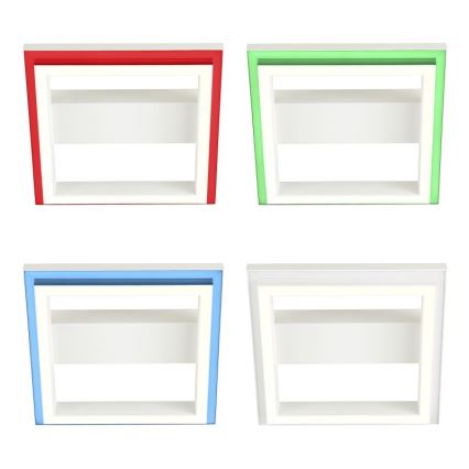 Brilliant - LED RGBW Dimbare plafondlamp PALLAS LED/18W/230V 2700-6500K + afstandsbediening