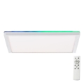 Brilliant - LED RGBW Dimbare plafondlamp SALTERY LED/20W/230V 3000-6500K + afstandsbediening