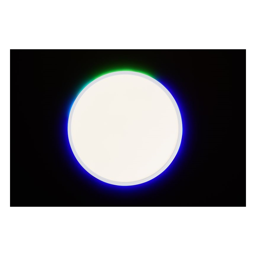 Brilliant - LED RGBW dimbare plafondlamp SALTERY LED/22W/230V 3000-6500K + afstandsbediening