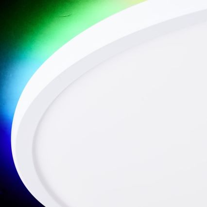 Brilliant - LED RGBW dimbare plafondlamp SALTERY LED/22W/230V 3000-6500K + afstandsbediening
