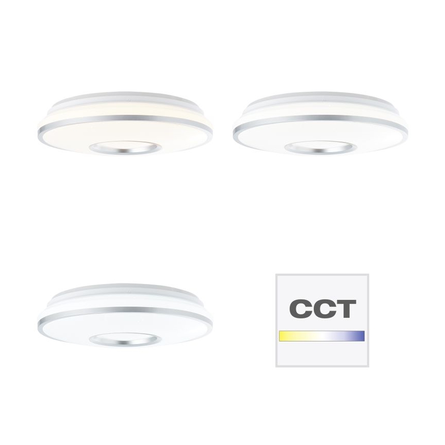 Brilliant - LED RGBW Dimbare plafondlamp VISITATION LED/24W/230V 3000-6500K + afstandsbediening