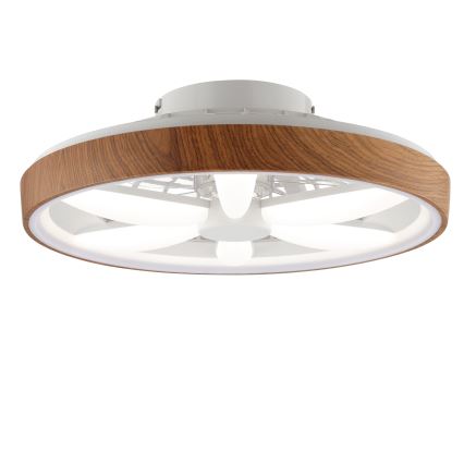Brilliant - LED RGBW Dimbare plafondventilator GAIANO LED/24W/230V 2700-6500K diameter 48 cm bruin + afstandsbediening