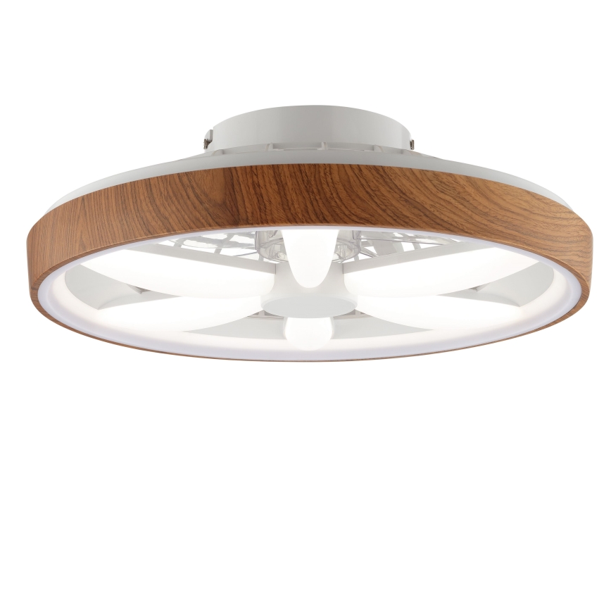 Brilliant - LED RGBW Dimbare plafondventilator GAIANO LED/24W/230V 2700-6500K diameter 48 cm bruin + afstandsbediening