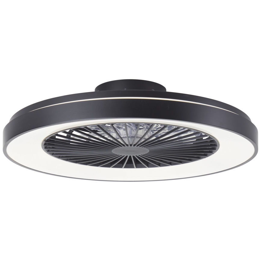 Brilliant - LED RGBW dimbare plafondventilator MAZZARO LED/24W/230V 3000-6500K Ø 58 cm zwart + afstandsbediening