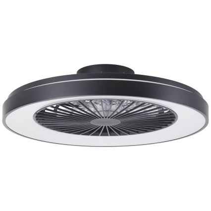 Brilliant - LED RGBW dimbare plafondventilator MAZZARO LED/24W/230V 3000-6500K Ø 58 cm zwart + afstandsbediening