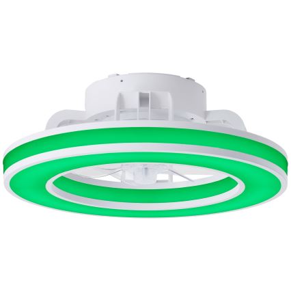 Brilliant - LED RGBW Dimbare plafondventilator MONDELLO LED/26W/230V 2700-6500K diameter 41,5 cm wit + afstandsbediening