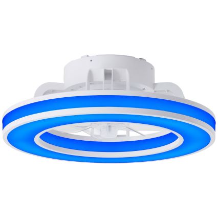 Brilliant - LED RGBW Dimbare plafondventilator MONDELLO LED/26W/230V 2700-6500K diameter 41,5 cm wit + afstandsbediening
