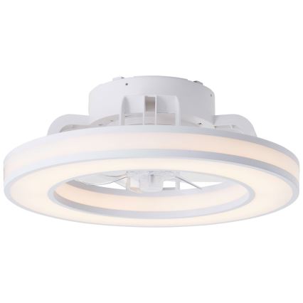 Brilliant - LED RGBW Dimbare plafondventilator MONDELLO LED/26W/230V 2700-6500K diameter 41,5 cm wit + afstandsbediening