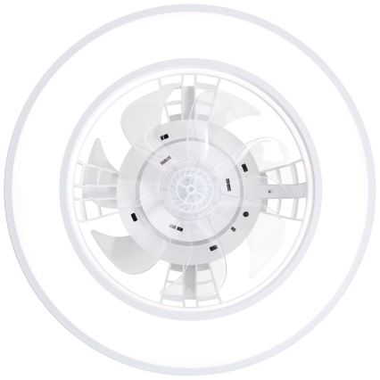 Brilliant - LED RGBW Dimbare plafondventilator MONDELLO LED/26W/230V 2700-6500K diameter 41,5 cm wit + afstandsbediening