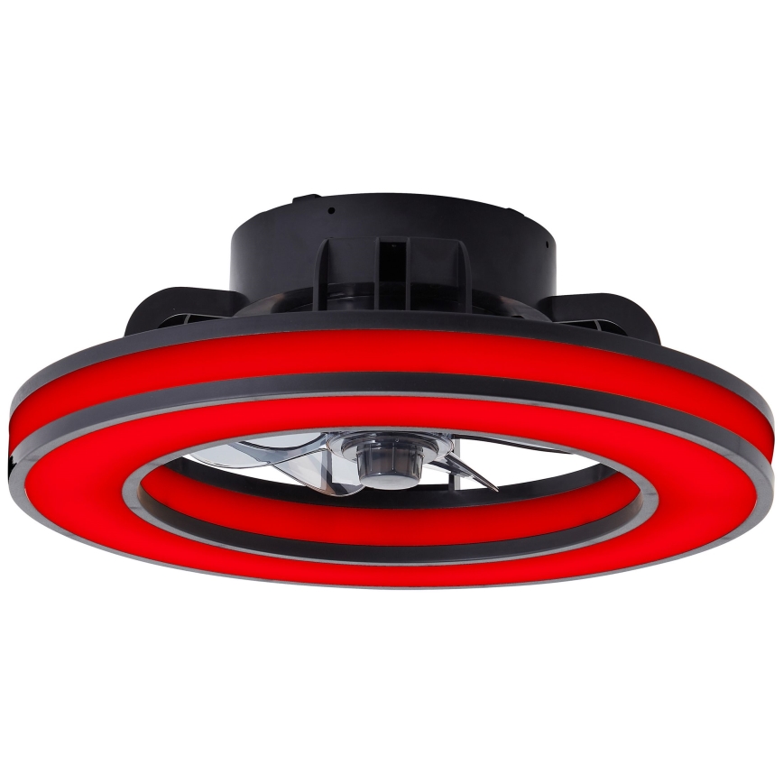 Brilliant - LED RGBW Dimbare plafondventilator MONDELLO LED/26W/230V 2700-6500K diameter 41 cm zwart + afstandsbediening