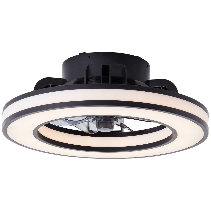 Brilliant - LED RGBW Dimbare plafondventilator MONDELLO LED/26W/230V 2700-6500K diameter 41 cm zwart + afstandsbediening