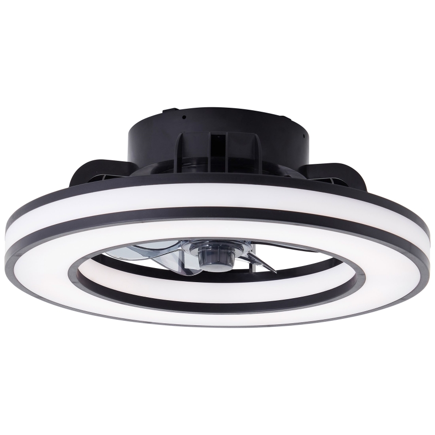 Brilliant - LED RGBW Dimbare plafondventilator MONDELLO LED/26W/230V 2700-6500K diameter 41 cm zwart + afstandsbediening