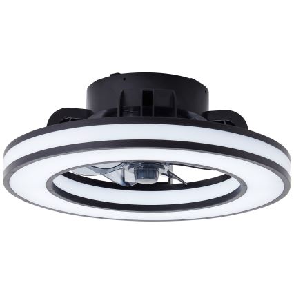 Brilliant - LED RGBW Dimbare plafondventilator MONDELLO LED/26W/230V 2700-6500K diameter 41 cm zwart + afstandsbediening