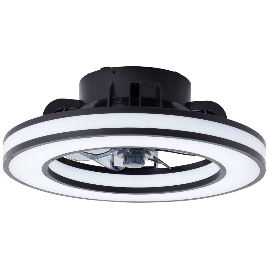 Brilliant - LED RGBW Dimbare plafondventilator MONDELLO LED/26W/230V 2700-6500K diameter 41 cm zwart + afstandsbediening